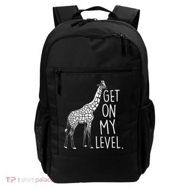 Get On My Level Giraffe Backpack