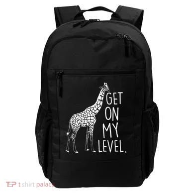 Get On My Level Giraffe Backpack