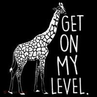 Get On My Level Giraffe Women's Hoodie thumb 2