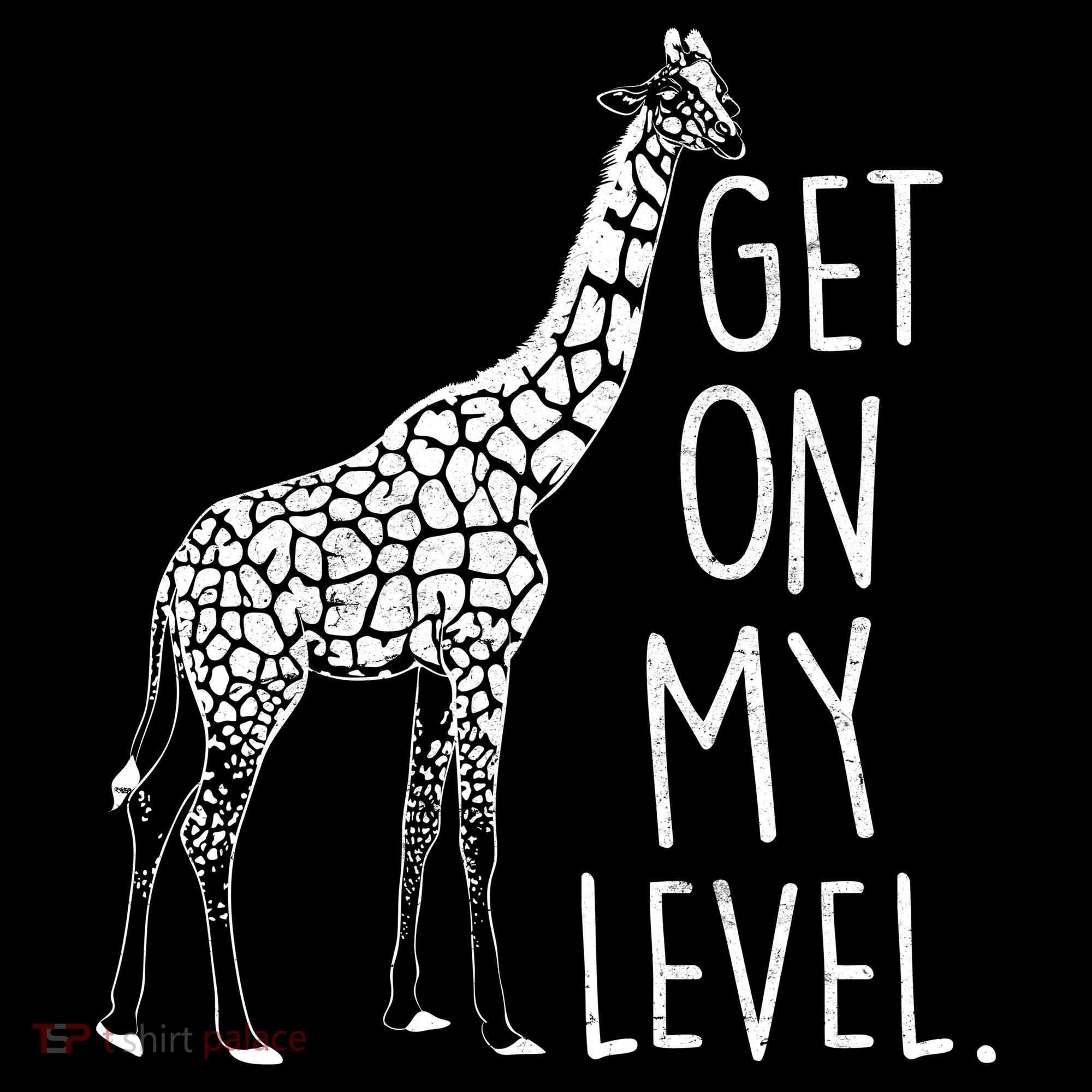 Get On My Level Giraffe Mousepad