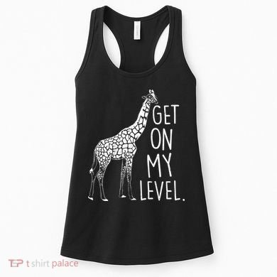 Get On My Level Giraffe Women's Tank Top