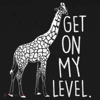 Get On My Level Giraffe Toddler Hoodie thumb 2