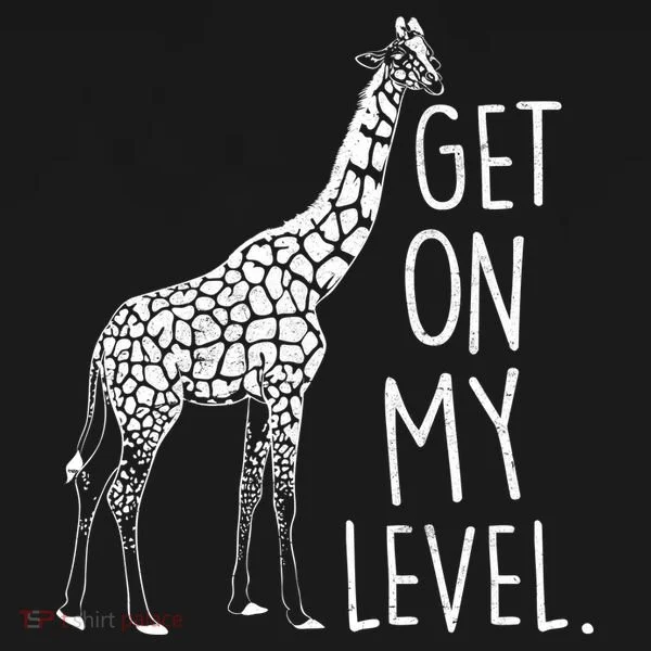 Get On My Level Giraffe Toddler Hoodie