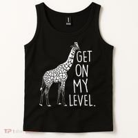 Get On My Level Giraffe Tank Top thumb 2