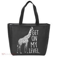 Get On My Level Giraffe Tote Bag thumb 0