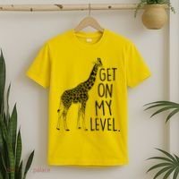 Get On My Level Giraffe T-Shirt thumb 2