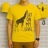 Get On My Level Giraffe T-Shirt thumb 6