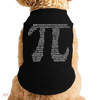 Get Pi Math Geek Doggie Tank