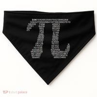 Get Pi Math Geek USA-Made Doggie Bandana thumb 0