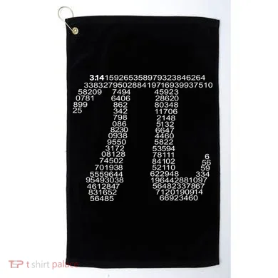 Get Pi Math Geek Golf Towel