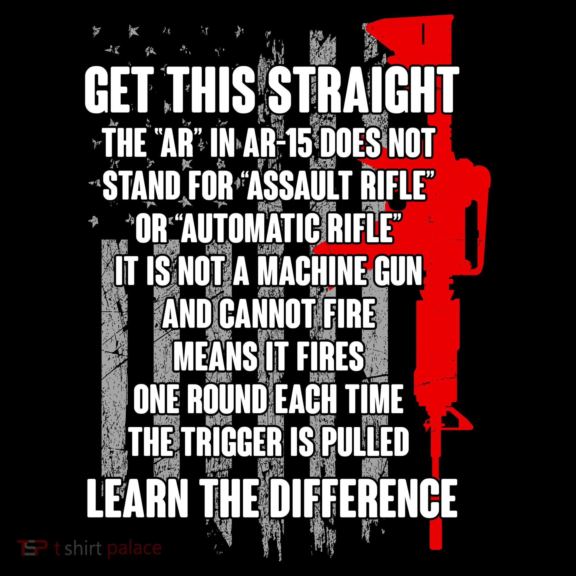 Get This Straight AR-15 US Flag Backpack