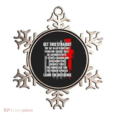 Get This Straight AR-15 US Flag Ornament