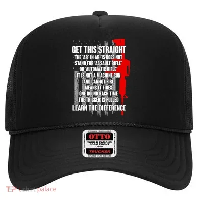 Get This Straight AR-15 US Flag Hat