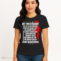 Get This Straight AR-15 US Flag Women's T-Shirt thumb 4