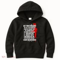 Get This Straight AR-15 US Flag Kids Hoodie thumb 0