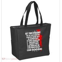 Get This Straight AR-15 US Flag Tote Bag thumb 2