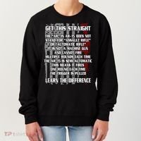 Get This Straight Learn the Difference AR-15 Women's Sweatshirt thumb 0
