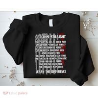 Get This Straight Learn the Difference AR-15 Sweatshirt thumb 2