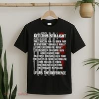 Get This Straight Learn the Difference AR-15 T-Shirt thumb 2