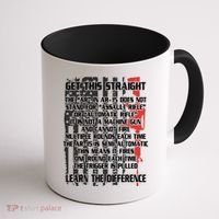 Get This Straight Learn the Difference AR-15 Coffee Mug thumb 1