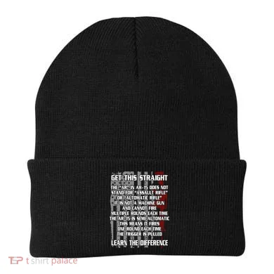 Get This Straight Learn the Difference AR-15 Beanie