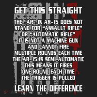 Get This Straight Learn the Difference AR-15 Beanie thumb 2