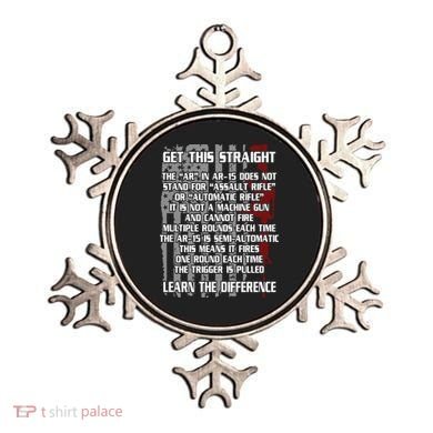 Get This Straight Learn the Difference AR-15 Ornament