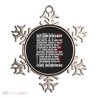 Get This Straight Learn the Difference AR-15 Ornament thumb 0