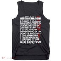 Get This Straight Learn the Difference AR-15 Tank Top thumb 0