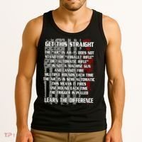 Get This Straight Learn the Difference AR-15 Tank Top thumb 3