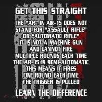 Get This Straight Learn the Difference AR-15 Toddler T-Shirt thumb 4