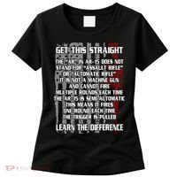 Get This Straight Learn the Difference AR-15 Women's T-Shirt thumb 0