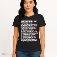 Get This Straight Learn the Difference AR-15 Women's T-Shirt thumb 4