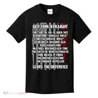 Get This Straight Learn the Difference AR-15 Kids T-Shirt thumb 0