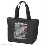 Get This Straight Learn the Difference AR-15 Tote Bag thumb 3