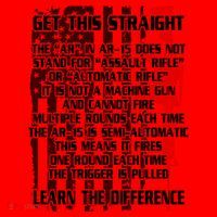 Get This Straight Learn the Difference AR-15 Santa Hat thumb 1