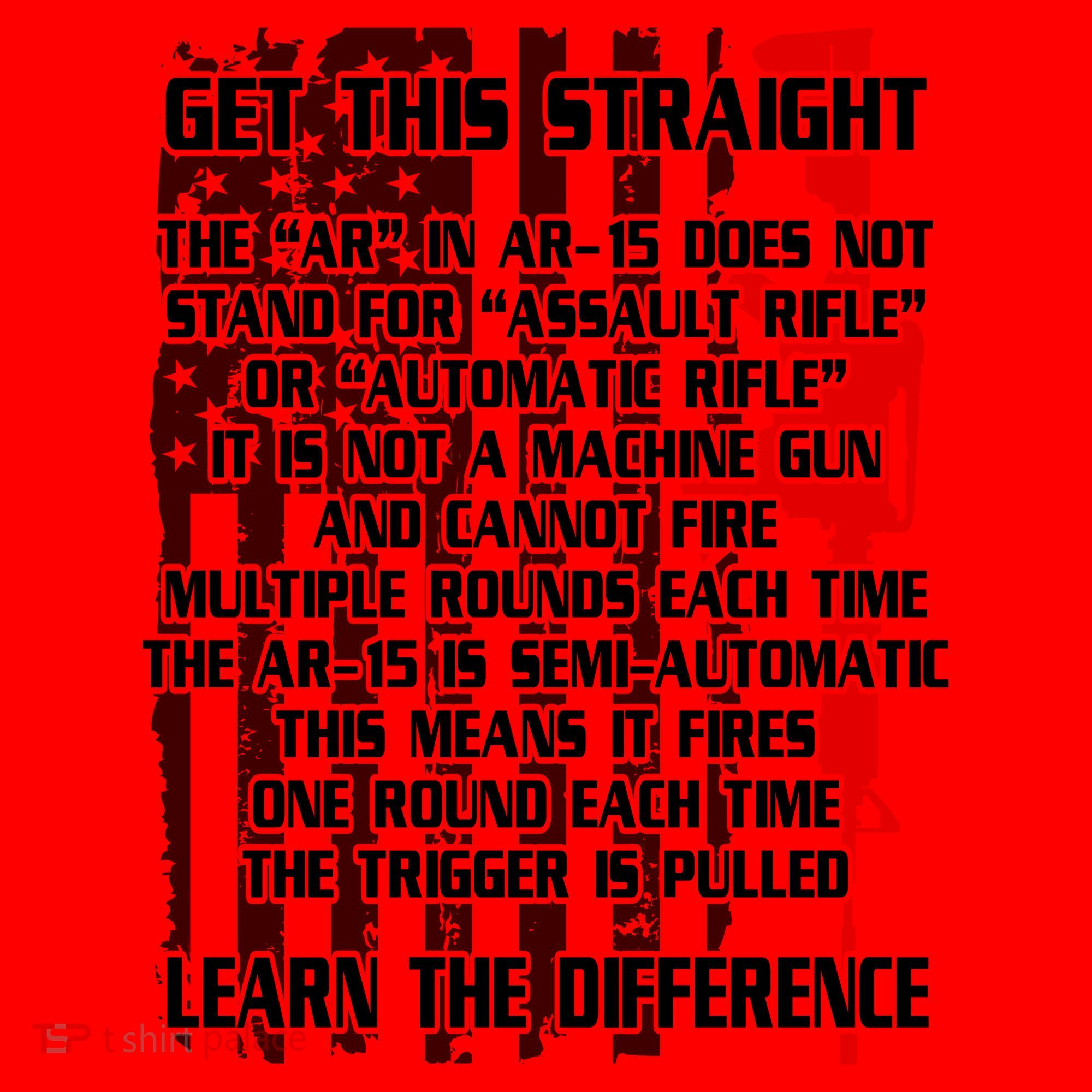 Get This Straight Learn the Difference AR-15 Santa Hat
