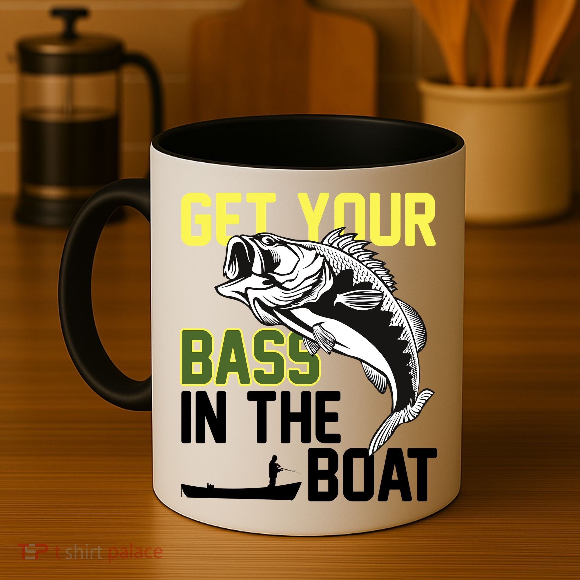 Get Your Bass In The Boat Coffee Mug