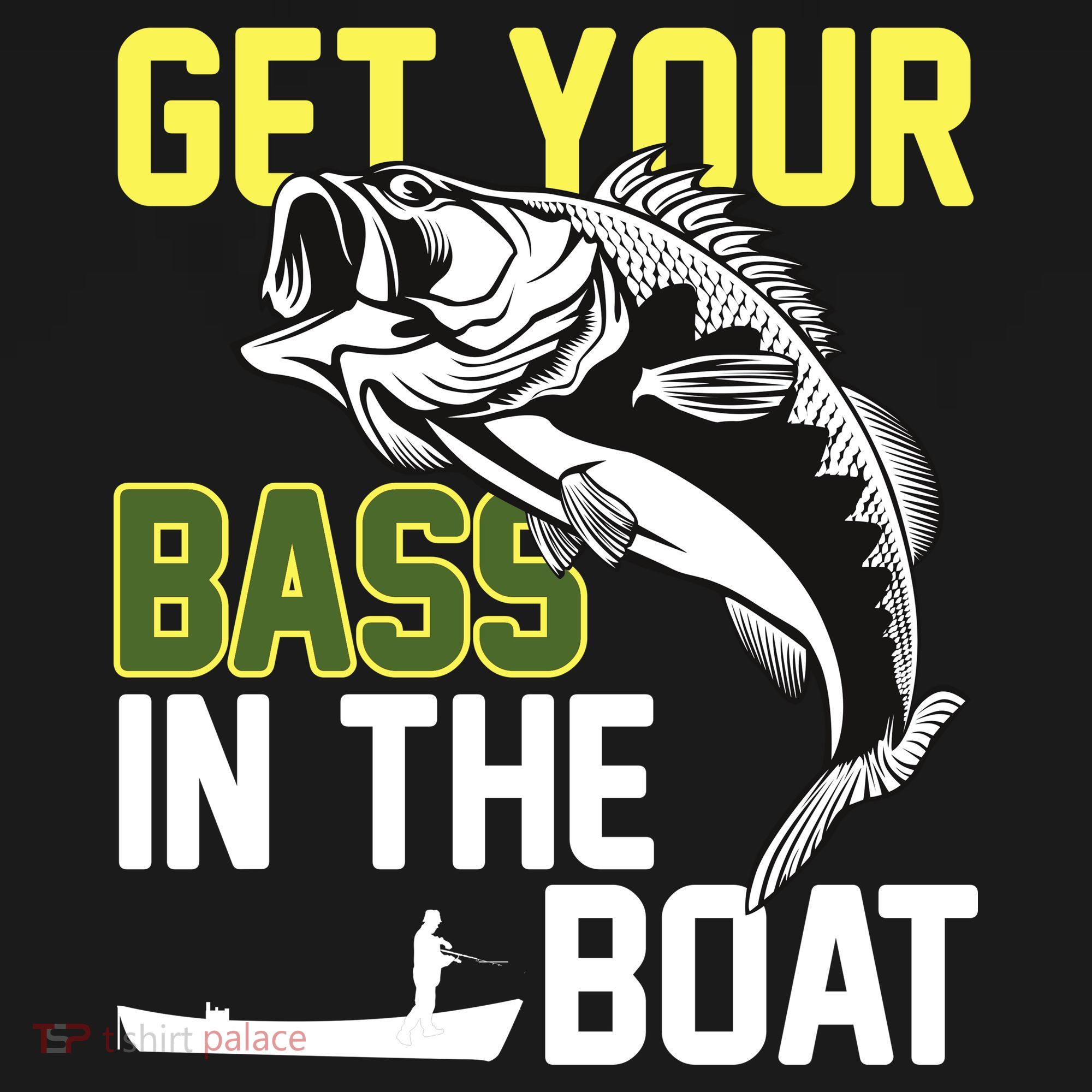 Get Your Bass In The Boat Ornament