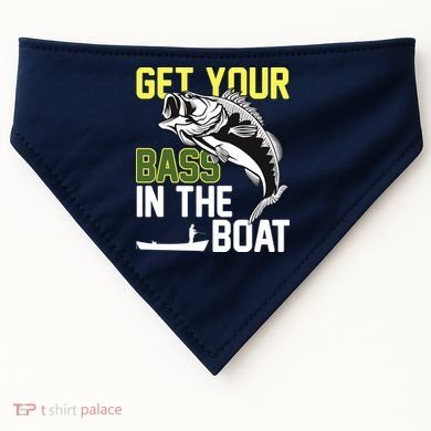 Get Your Bass In The Boat USA-Made Doggie Bandana