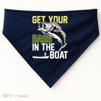 Get Your Bass In The Boat USA-Made Doggie Bandana thumb 0