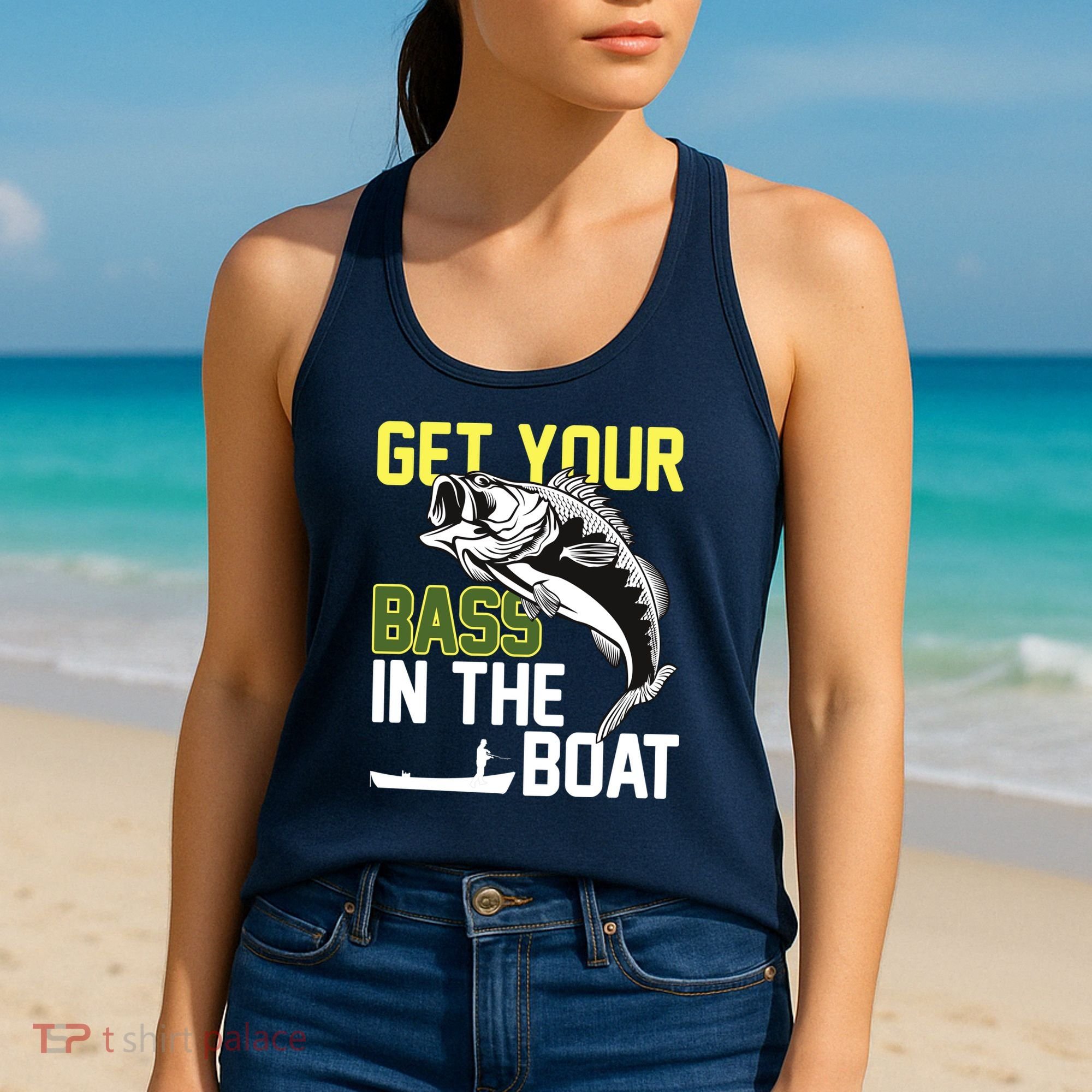 Get Your Bass In The Boat Women's Tank Top