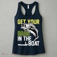 Get Your Bass In The Boat Women's Tank Top thumb 3