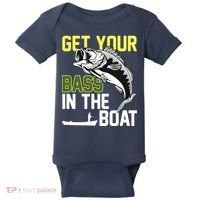 Get Your Bass In The Boat Baby Bodysuit thumb 0