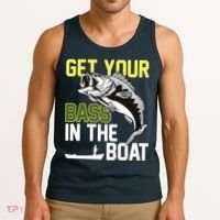 Get Your Bass In The Boat Tank Top thumb 3