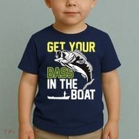 Get Your Bass In The Boat Toddler T-Shirt thumb 2