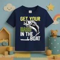 Get Your Bass In The Boat Toddler T-Shirt thumb 3