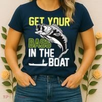 Get Your Bass In The Boat Women's T-Shirt thumb 2