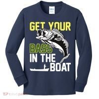 Get Your Bass In The Boat Kids Long Sleeve Shirt thumb 0