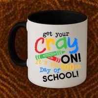 Get Your Cray On 100th Day Of School  Coffee Mug thumb 2